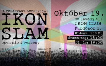 Slam Poetry verseny lesz csütörtökön az Ikon klubban