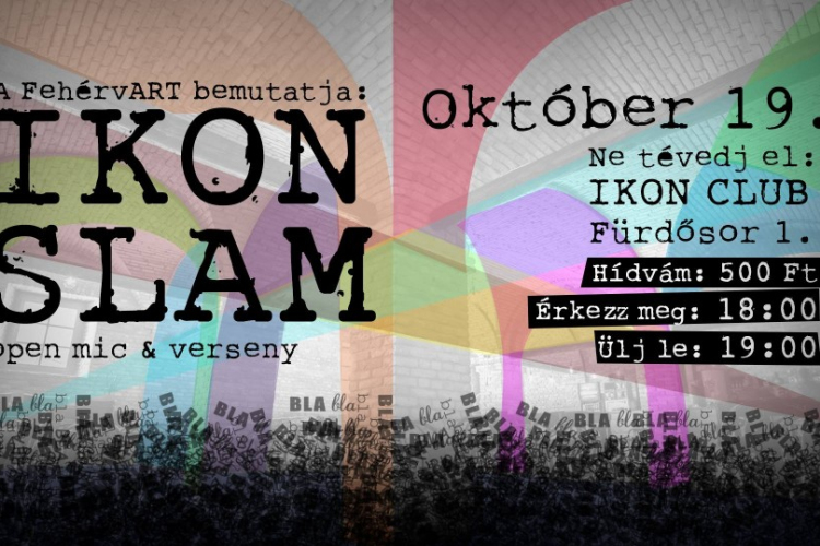Slam Poetry verseny lesz csütörtökön az Ikon klubban