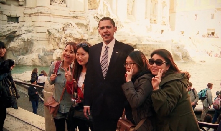 Obamát Rómába várják, vicces videó jelent meg róla