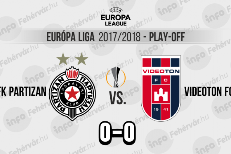 Ahány hazai néző, annyi gól volt a Partizan-Vidi meccsen Belgrádban